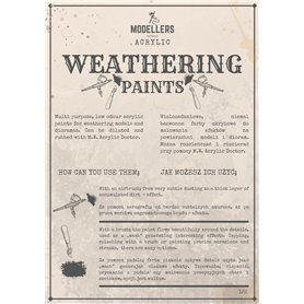 Modellers World WEATHERING PAINT - Dried Standard Heavy Mud - 30ml