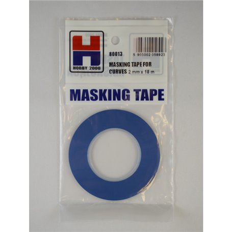 Hobby 2000 80013 Masking Tape For Curves 2mm x 18m