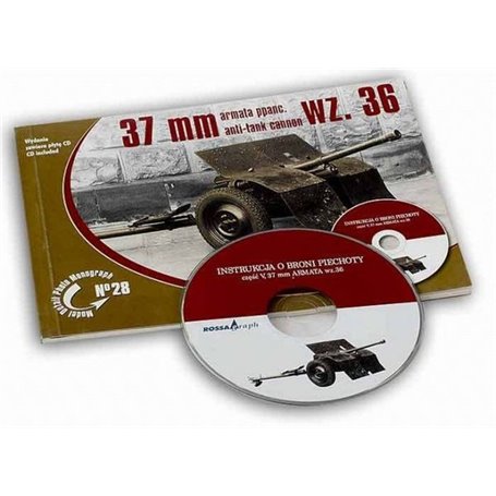 Model Detail Photo Monograph No. 28 - 37mm Anti-tank cannon wz.36 (with CD