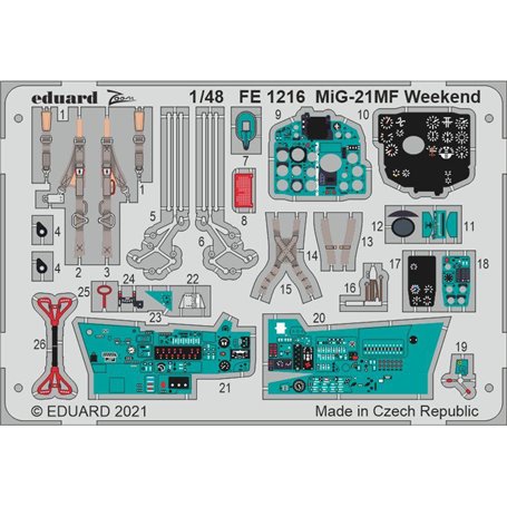 Eduard 1:48 MiG-21MF Weekend dla Eduard