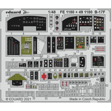 Eduard 1:48 B-17F dla Hkm