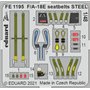 Eduard 1:48 F/A-18E seatbelts STEEL dla Meng