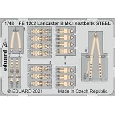 Eduard 1:48 Lancaster B Mk.I seatbelts STEEL dla Hkm