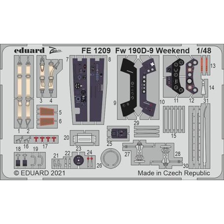 Eduard 1:48 Fw 190D-9 Weekend dla Eduard