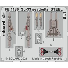Eduard 1:48 Su-33 seatbelts STEEL dla Minibase
