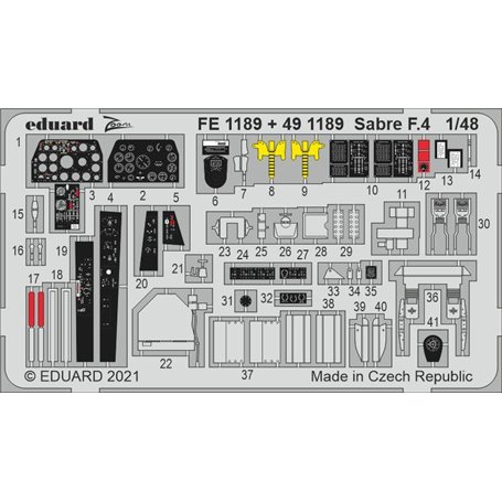 Eduard 1:48 Sabre F.4 dla Airfix