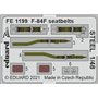 Eduard 1:48 F-84F seatbelts STEEL dla Kinetic