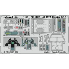 Eduard ZOOM 1:48 Harrier GR.1 dla Kinetic