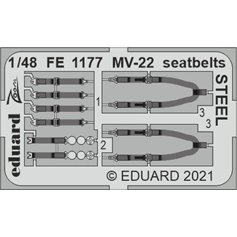 Eduard 1:48 MV-22 seatbelts STEEL dla Hobby Boss