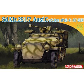 Dragon 1:72 Sd.Kfz.251/7 Ausf.C W/2.8cm Spzb 41
