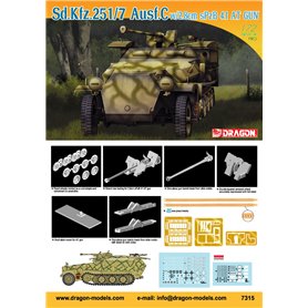 Dragon 1:72 Sd.Kfz.251/7 Ausf.C with 2.8cm Spzb 41