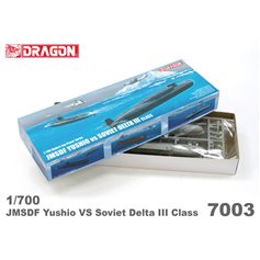 Dragon 1:700 JMSDF YUSHIO VS SOVIET DELTA III CLASS