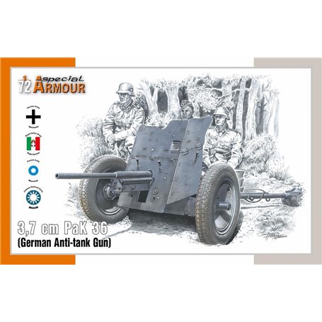 Special Armour 72024 3,7 cm PaK 36 (German Anti-tank Gun)