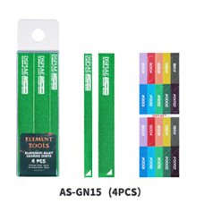 DSPIAE AS-GN15 Aluminiowa podkładka do papierów ściernych ALUMINUM ALLOY SND BOARD GREEN 4PCS