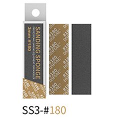DSPIAE SS3-180 3mm #180 SANDING SPONGE 5 PCS