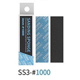 DSPIAE SS3-1000 3mm #1000 SANDING SPONGE 5 PCS