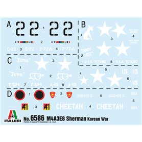 Italeri 6586 1/35 M4A3E8 Sherman ( Korean war)