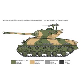 Italeri 6586 1/35 M4A3E8 Sherman ( Korean war)