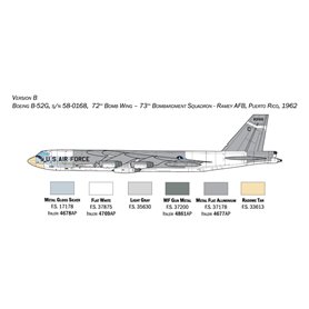 Italeri 1:72 B-52G - EARLY W/HOUND DOG MISSILES