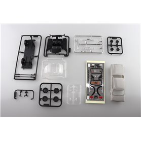 Aoshima 1:32 NISSAN SKYLINE 2000 GT-R 1969 Silver Snapkit