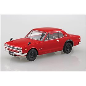 Aoshima 1:32 Nissan Skyline 2000 GT-R 1969 RED - THE SNAPKIT