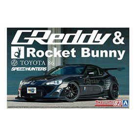 Aoshima 1:24 ZN6 TOYOTA 86 2012 Greddy & Rocket Bunny Volk Racing Ver.
