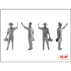 ICM 1:32 US HELICOPTER PILOTS - VIETNAM WAR