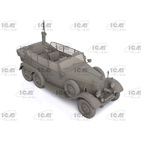 ICM 1:35 Type G4 Partisanenwagen - GERMAN WWII VEHICLE W/MACHINE GUN
