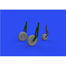 Eduard 1:48 MiG-15 wheels dla Bronco / Hobby 2000