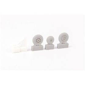 Eduard 1:48 MiG-15 wheels dla Bronco / Hobby 2000