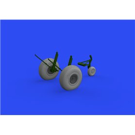 Eduard 1:48 B-17 wheels block tread dla Hkm