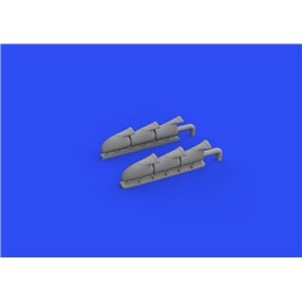Eduard BRASSIN 1:48 Spitfire Mk.V three-stacks exhausts fishtail dla Eduard