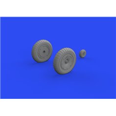 Eduard 1:48 Me 163B wheels dla Gaspatch Models