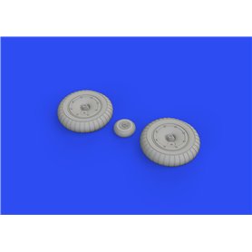 Eduard BRASSIN 1:48 Me 163B wheels dla Gaspatch Models