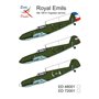 Exotic Decals 48001 Royal Emils - Me 109 in Yougoslav service