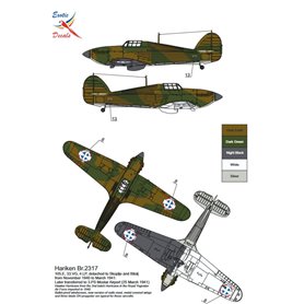 Exotic Decals 72003 Hariken - Hawker Hurricane Mk.I in Yugoslav service