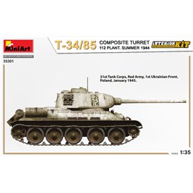 Mini Art 1:35 T-34/85 COMPOSITE TURRET 112 PLANT - SUMMER 1944 - INTERIOR KIT