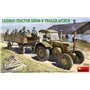 Mini Art 35314 German tractor D8506 & Trailer w/ crew