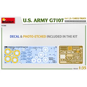 Mini Art 1:35 US ARMY G7107 4X4 1,5T CARGO TRUCK