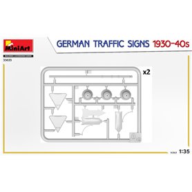 Mini Art 1:35 GERMAN TRAFFIC SIGNS 1930-40S