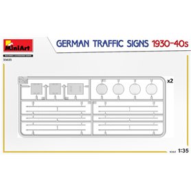 Mini Art 1:35 GERMAN TRAFFIC SIGNS 1930-40S