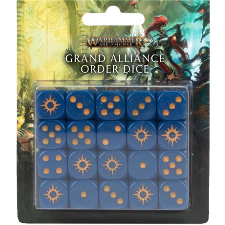 Warhammer AGE OF SIGMAR Grand Alliance Order Dice Set
