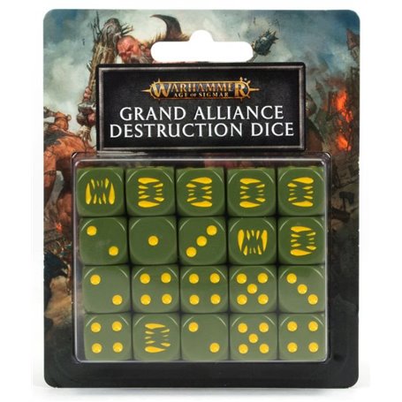 Warhammer AGE OF SIGMAR Grand Alliance Destruction Dice Set
