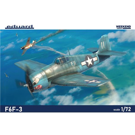 Eduard 1:72 F6F-3 dla 7457