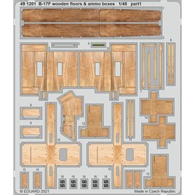 Eduard 1:48 B-17F wooden floors & ammo boxes dla Hkm
