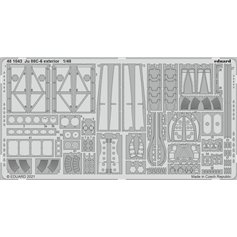 Eduard 1:48 Elementy zewnętrzne do Junkers Ju-88 C-6 dla ICM