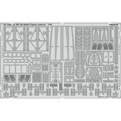 Eduard 1:48 Ju 88C-6b Night Fighter exterior dla Icm