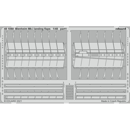 Eduard 1:48 Blenheim Mk.I landing flaps dla Airfix