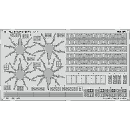 Eduard 1:48 B-17F engines dla Hkm