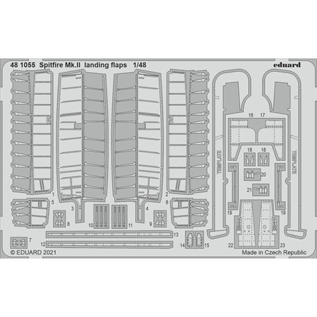 Eduard 1:48 Spitfire Mk.II landing flaps dla Eduard